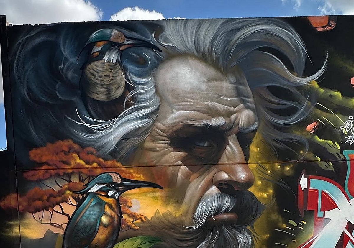 Imagen principal - Obras de algunos de los artistas urbanos que participarán en el evento.