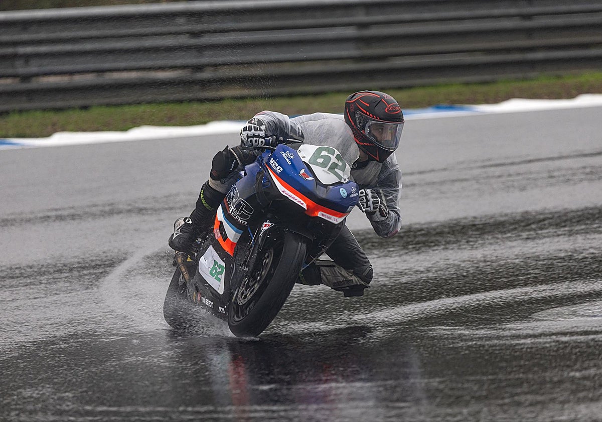 Rodrigo Domínguez durante una carrera de esta temporada.