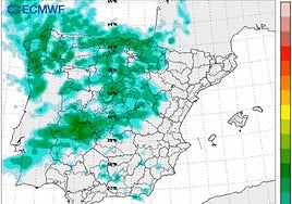 Un nuevo frente dejará precipitaciones este viernes en Extremadura.