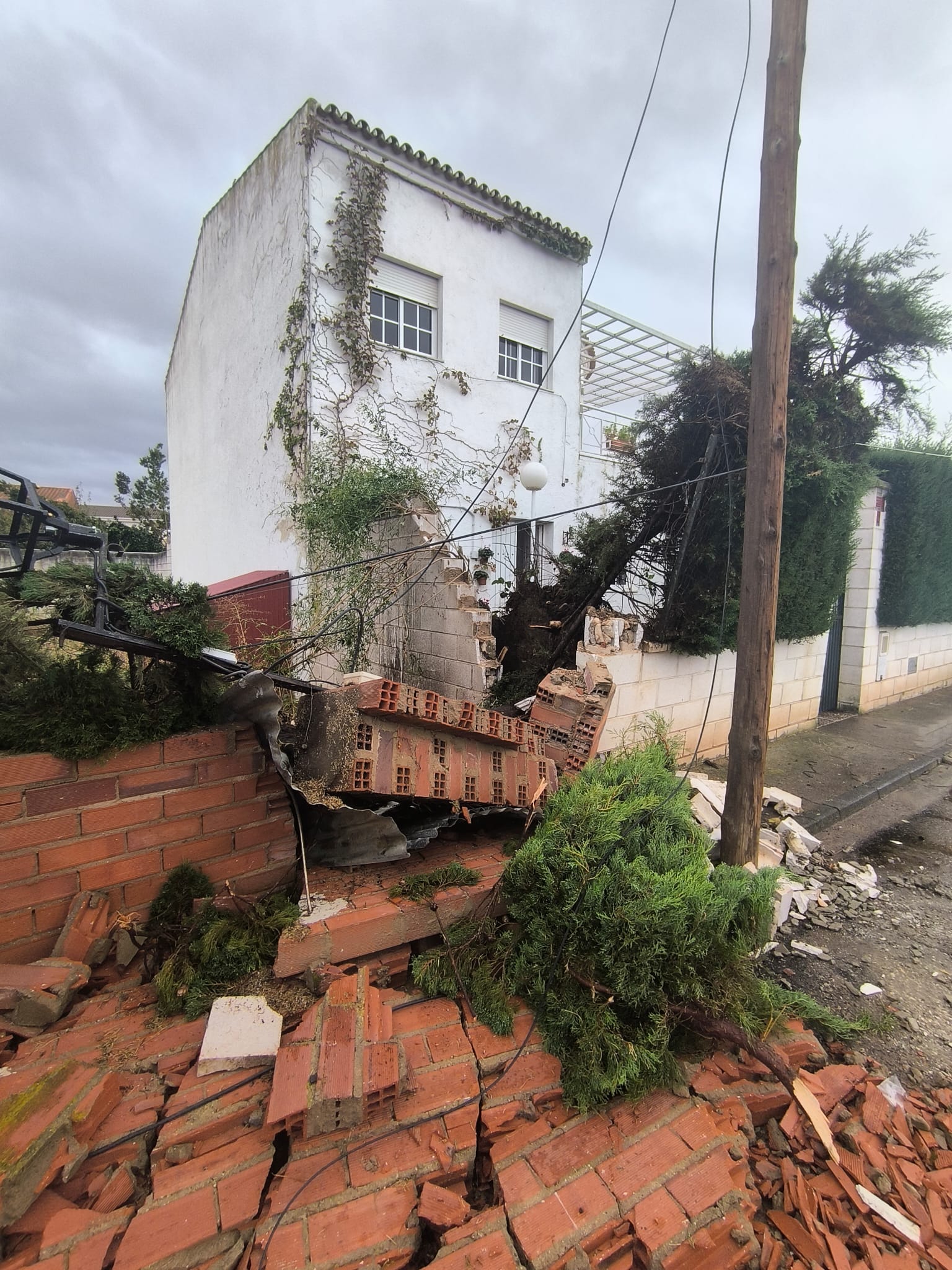 Fotos | Un &#039;pequeño&#039; tornado causa destrozos en La Zarza