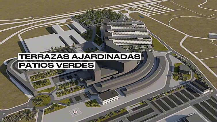 Así será la segunda fase del Hospital Universitario de Cáceres