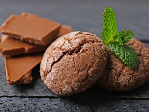 Polvorones de chocolate sin gluten