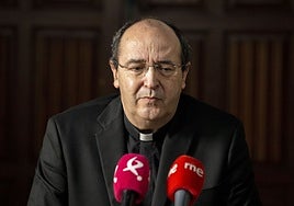 El obispo de Coria-Cáceres, Jesús Pulido, en una imagen de archivo.