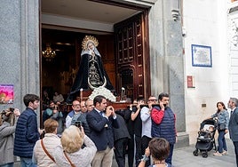 La Patrona de Badajoz se traslada temporalmente a San Agustín