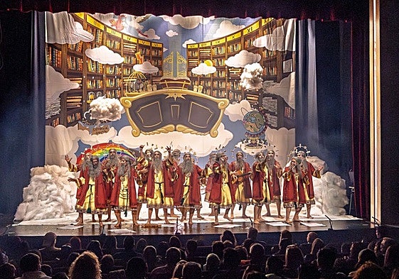 Chirigota Lokacostao, en el concurso de este 2025.