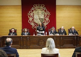 Imagen de archivo de un acto en el TSJEx.