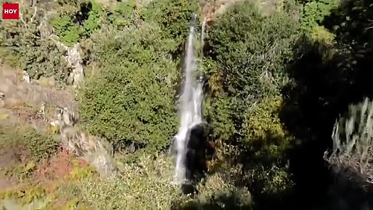 Así luce La Chorrera de Hervás tras las últimas lluvias