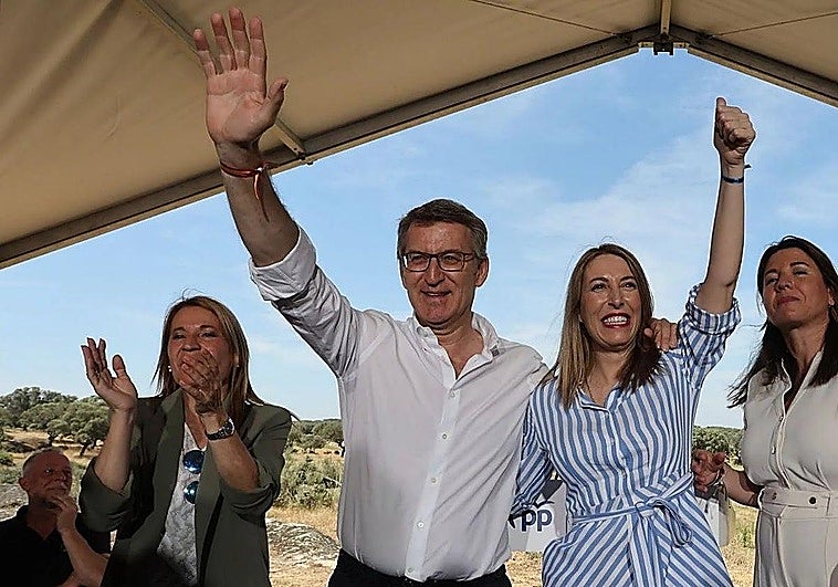 Feijóo participará en un acto este domingo en Lobón y Abascal el lunes en Mérida