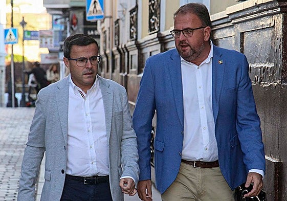 Miguel Ángel Gallardo y Antonio Rodríguez Osuna en una imagen de archivo.