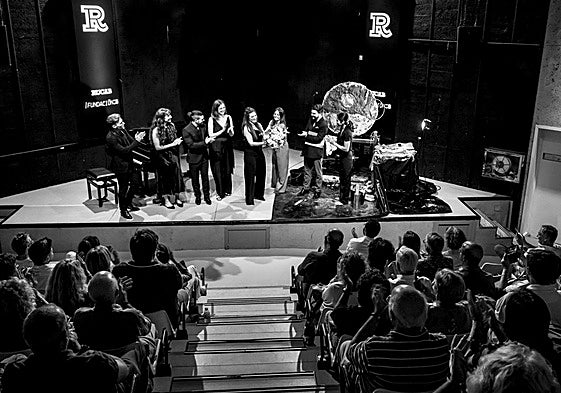 Merino y el resto de artistas en su producción 'Una noche con Debussy'.