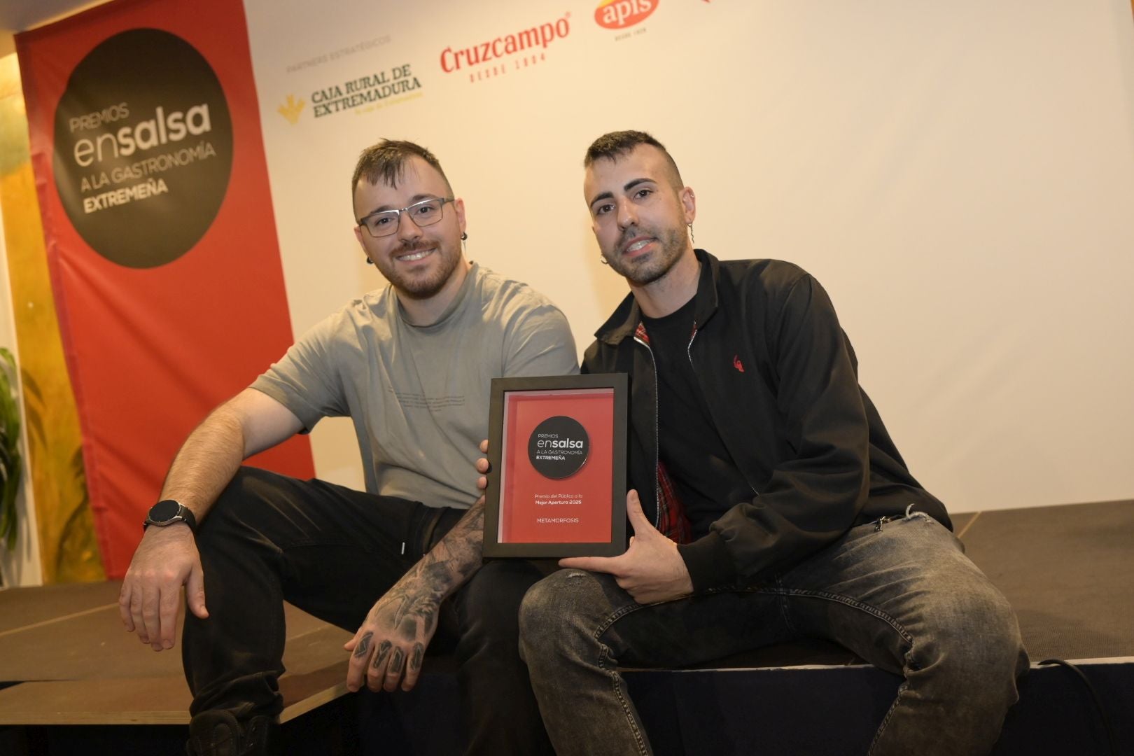 Pablo Miguel y Samuel Martín, chef y jefe de sala de Metamorfosis.