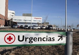 En la zona de urgencias del Hospital Universitario de Cáceres solo tienen cobertura los clientes de Movistar