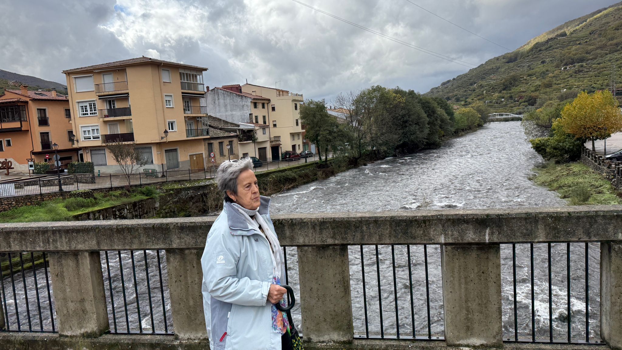 Fotos | Crecida del río Jerte a su paso por Navaconcejo