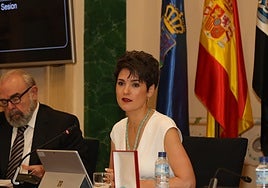 Raquel del Puerto, presidenta de la Diputación de Badajoz.
