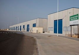 Naves industriales de la plataforma logística, entre las que se encuentra la de ITV.