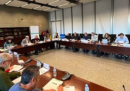 Imagen de la reunión de la Mesa General de Negociación de este martes.