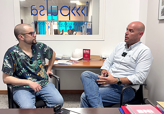 Javier Jiménez y Daniel Vaquerizo en la entrevista para Extremadura es Futuro