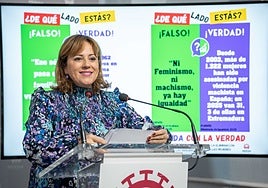 Ana Aragoneses, en la presentación de la campaña.