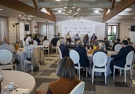 Un momento del encuentro.