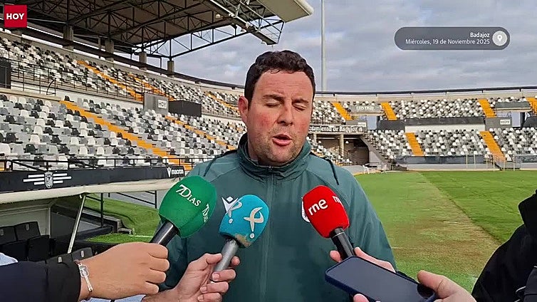 El nuevo entrenador del CD Badajoz prioriza devolver la calma al equipo