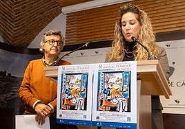 José María Chaves Palacios, director de la cita, junto a la diputada Sheila Martín.