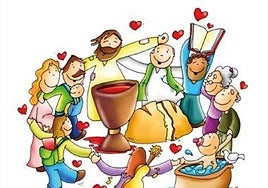 Dibujo que ilustra la portada del álbum de cromos.