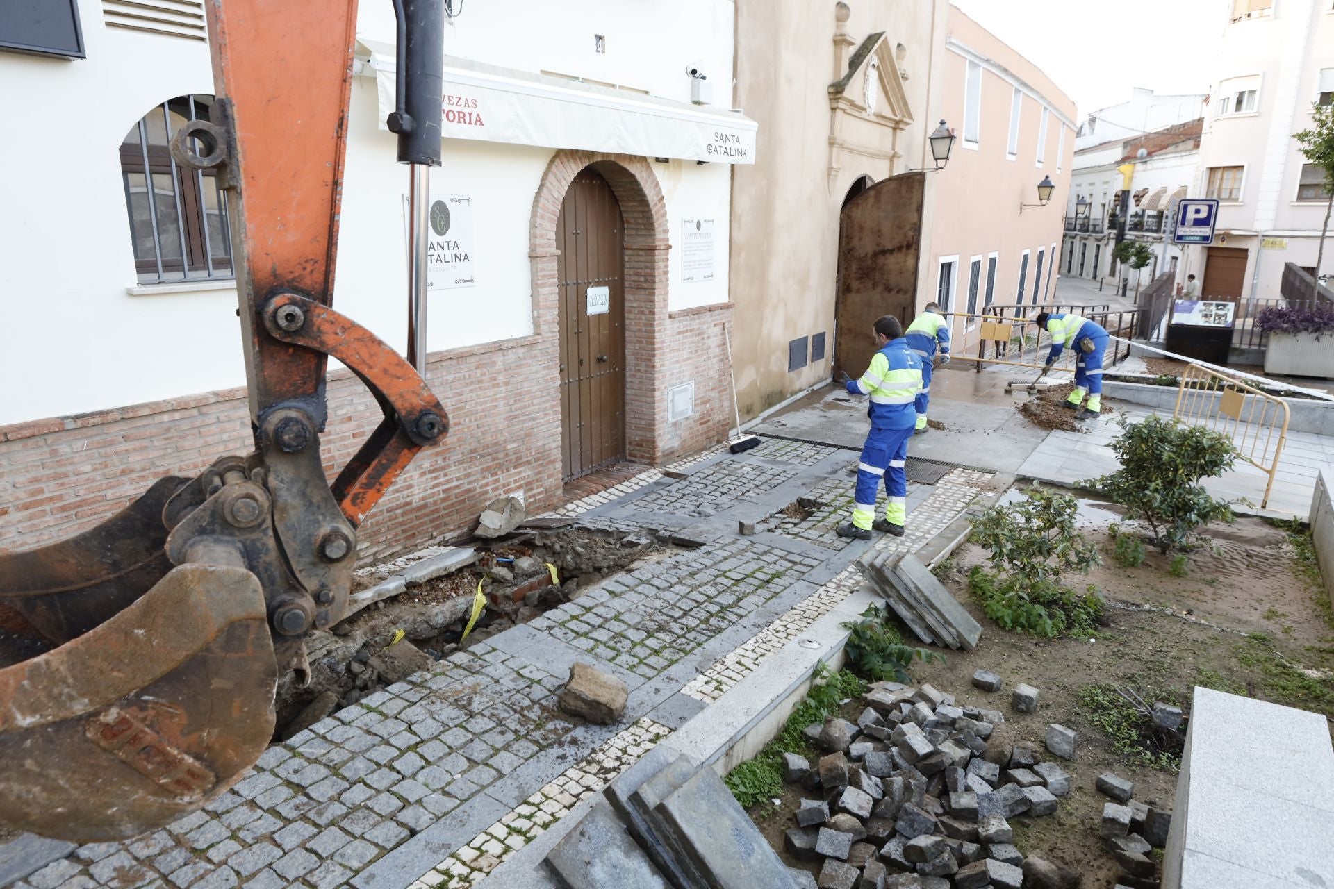 La inundación del Museo Luis de Morales de Badajoz, en imágenes
