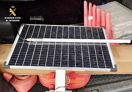 Geolocalizan en la A-66 a dos ladrones por una antena robada en una explotación ganadera