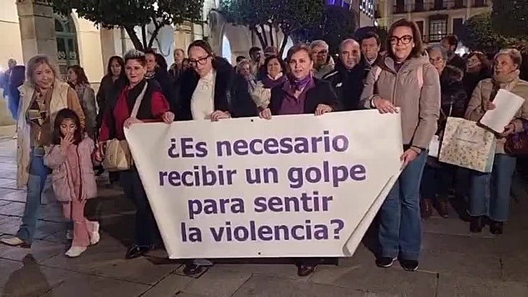 Manifestación del 25-N en Mérida