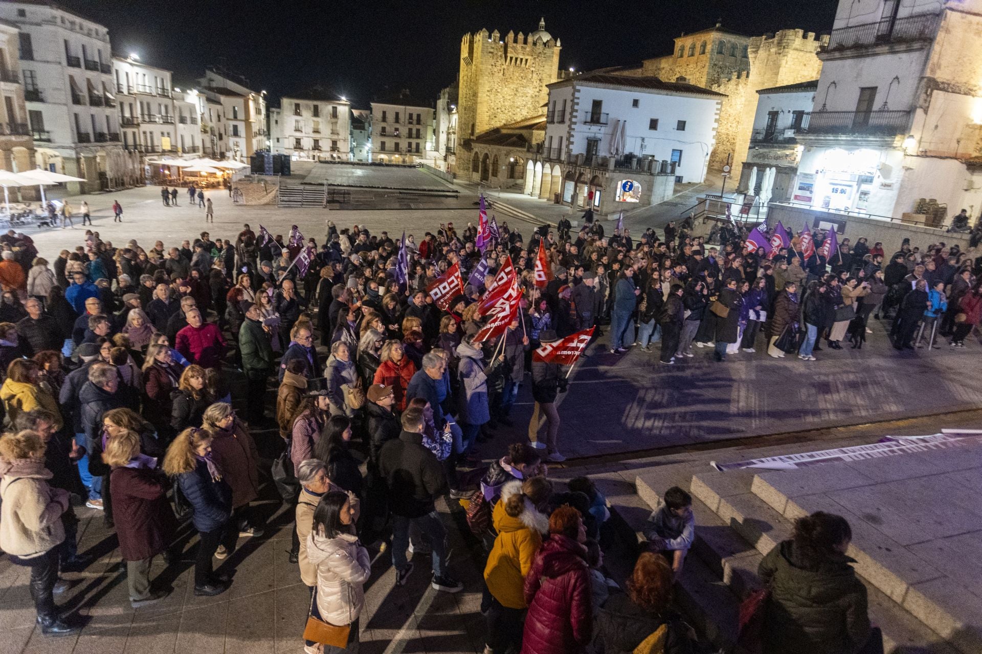 Manifestación en Cáceres