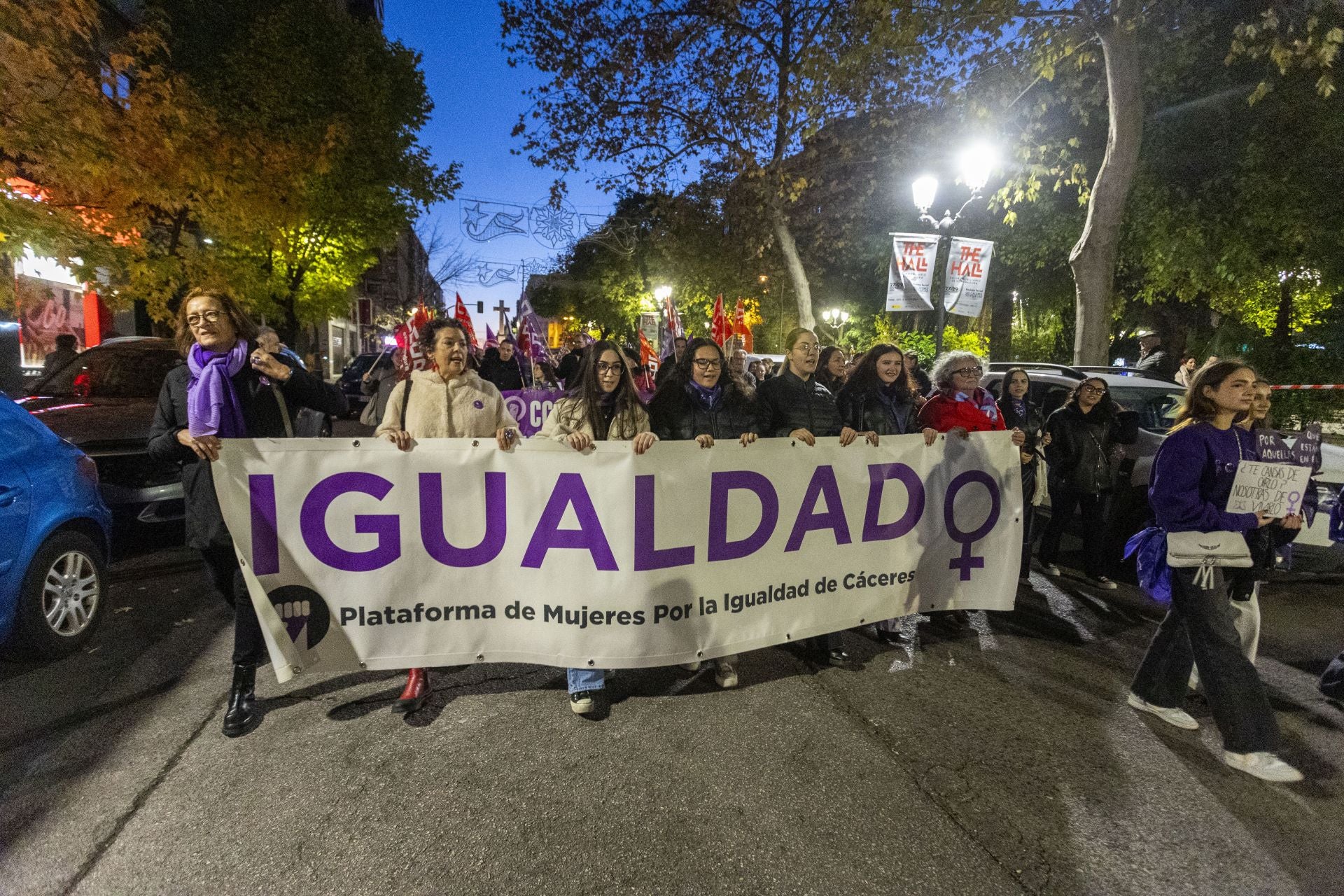 Manifestación en Cáceres