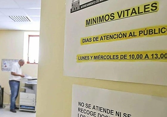 Imagen de archivo de una oficina municipal para la gestión del Ingreso Mínimo Vital.