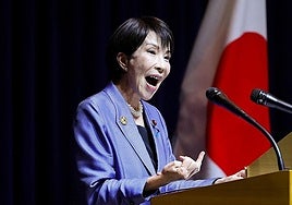La primera ministra japonesa, Sanae Takaichi.