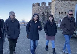 Irene de Miguel y Nerea Fernández han participado en un acto de Unidas por Extremadura este miércoles en Alburquerque.