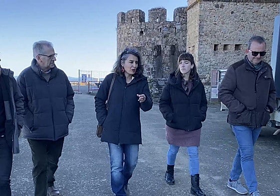 Irene de Miguel y Nerea Fernández han participado en un acto de Unidas por Extremadura este miércoles en Alburquerque.