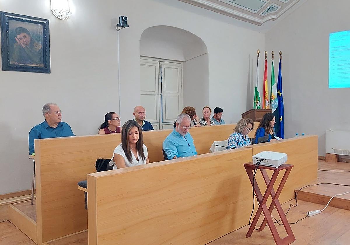 Miembros de PP y Vox durante uno de los últimos plenos celebrados