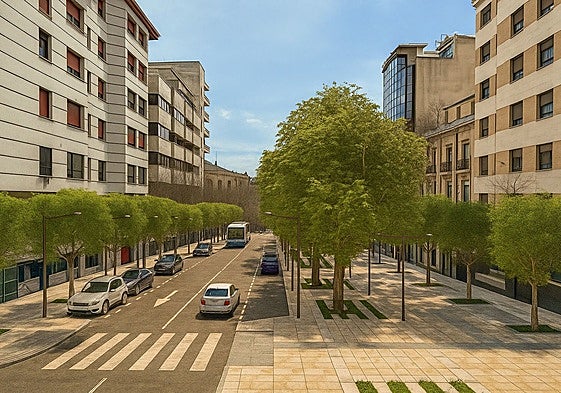 Recreación presentada el pasado verano sobre cómo quedará Virgen de la Montaña tras la reforma.