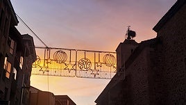 Motivos navideños en el entorno de San Andrés.