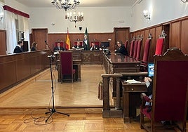 El juicio que se ha suspendido en la Audiencia Provincial de Badajoz.