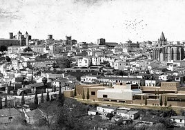 En color, el futuro museo del Madruelo y a su izquierda, la pasarela peatonal que llevará hasta el parking que se hará en Puente Vadillo.