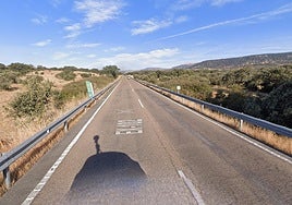 Un vecino de Navezuelas muere tras chocar su coche con un ciervo cerca de Logrosán