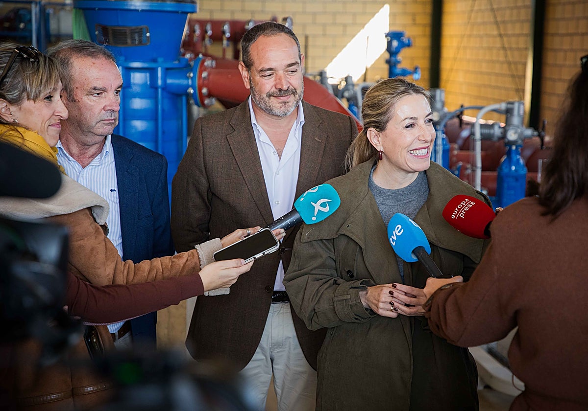 Un momento de la visita a Monterrubio.