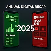 Spotify Wrapped vs YouTube Recap 2025.