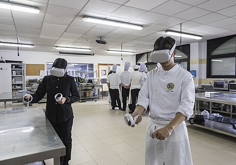 Gafas 3D para aprender hostelería inmersiva