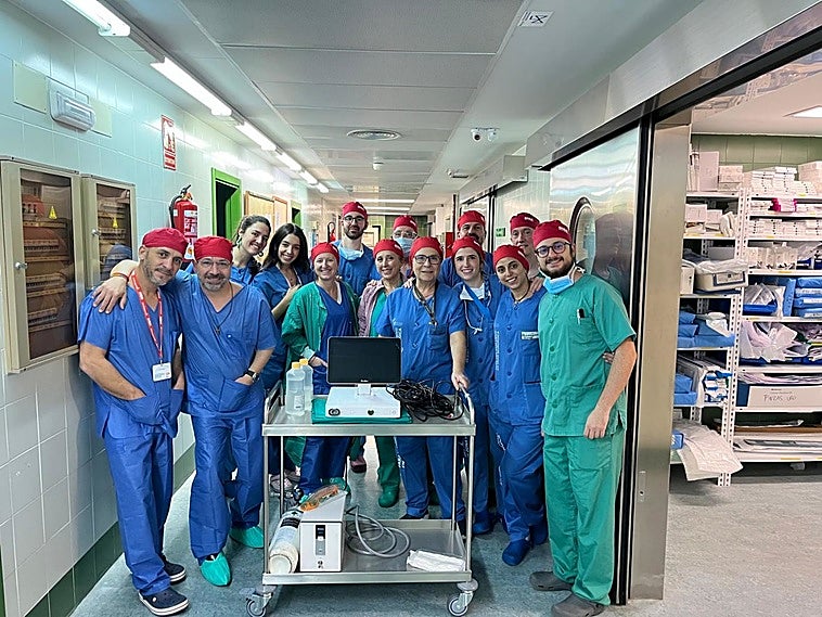 El Hospital Virgen del Puerto incorpora una técnica pionera de endoscopia