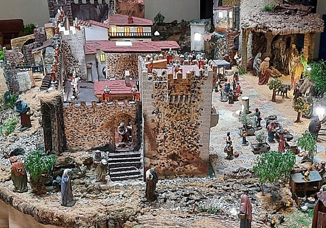 Belén municipal, en el Palacio de la Isla.