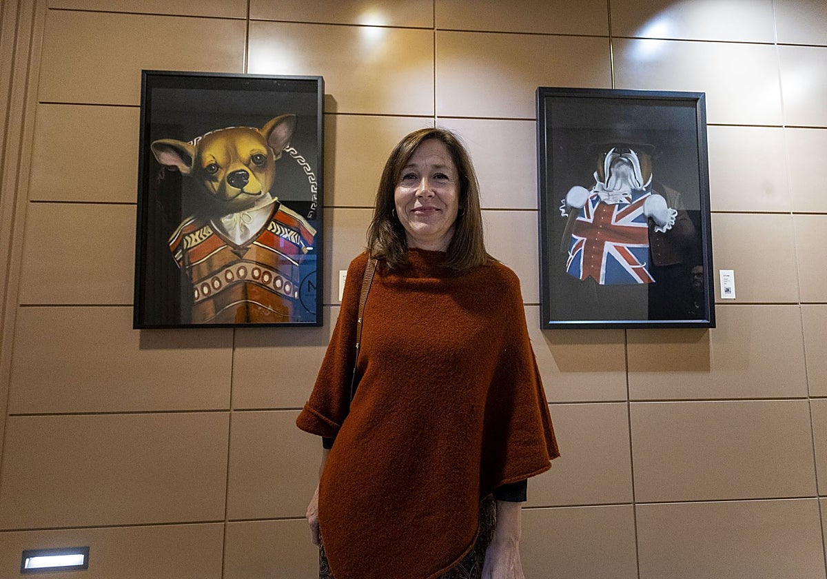 Exposición 'Los perros de Cotton' , de Mari Paz Maza, en el Gran Hotel Don Manuel.
