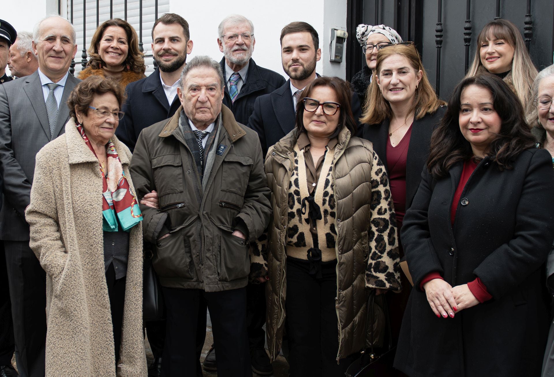 Inauguración de la calle con el nombre de Alfonso Gallardo