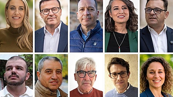 Estos son los candidatos a presidir la Junta de Extremadura