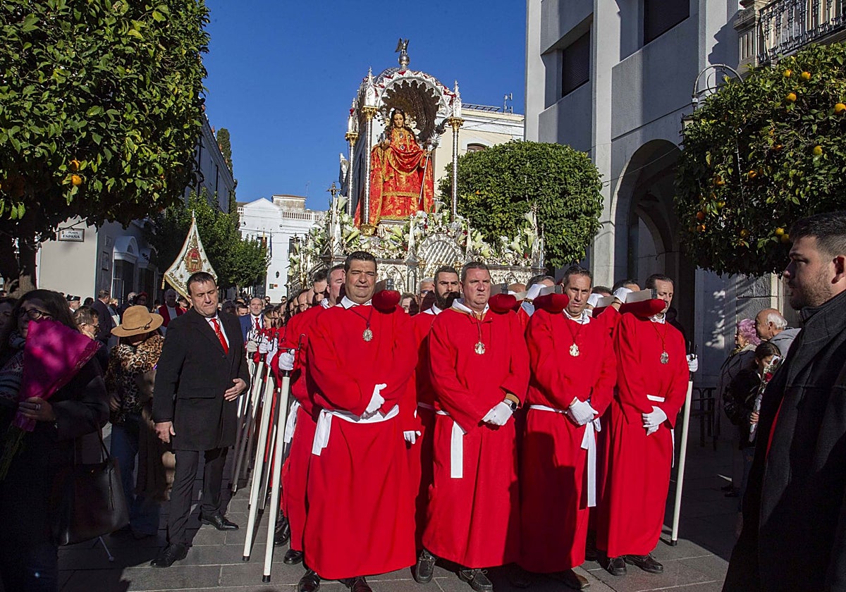 Procesión del día de Santa Eulalia del pasado año.